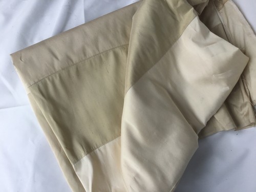 Pure silk fabric remnants gold - remnants,