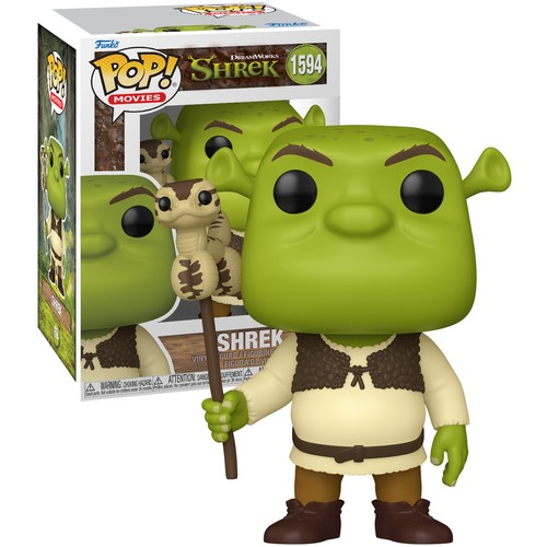 Funko shrek with snake pop - shrek,