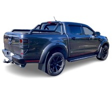 Ford Ranger T7 16-19 Extended Arch Mud Flaps Set Black 5mm PVC Satin RALLYFLAPZ