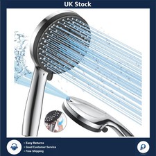 High Pressure Shower Head with 10 Modes, Large Powerful Flow Handheld Showerh...