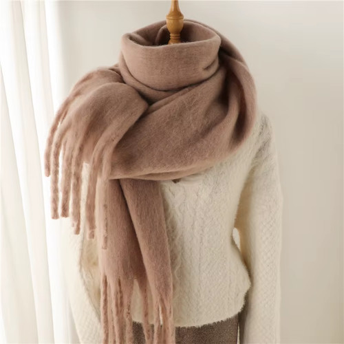 Winter cashmere scarf warm - scarf,