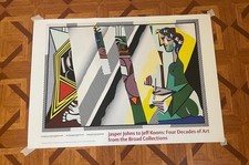 Roy Lichtenstein Reflections on Interior with Girl Drawing Jeff Koons