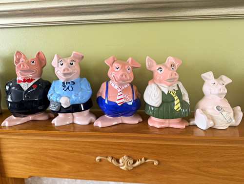 Wade england ceramic piggy - england,