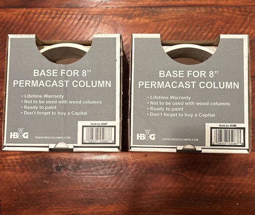 Permacast cap and - base, split