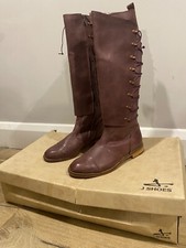 J shoes Penelope brown ladies boots size 6