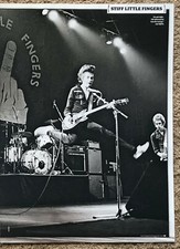 STIFF LITTLE FINGERS - 2008 full page UK magazine poster