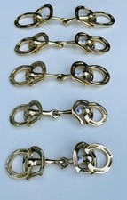 DOUBLE HORSESHOE DRIVING BIT, BRASS FROM 3.5" TO 5.5" EQUESTRIAN *FREE POSTAGE*