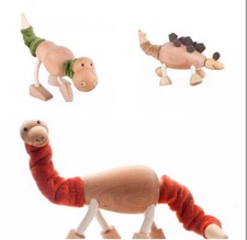 Wooden dinosaurs, Set Of 3 by