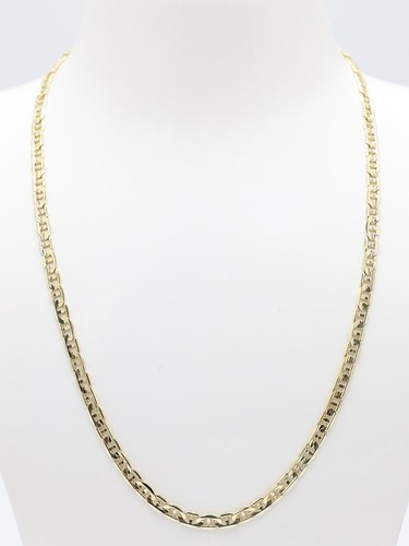 Gold marina link - gold, chain