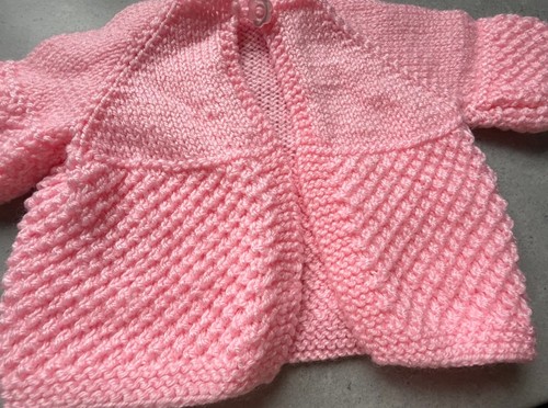 Beautiful pink hand knitted - beautiful,