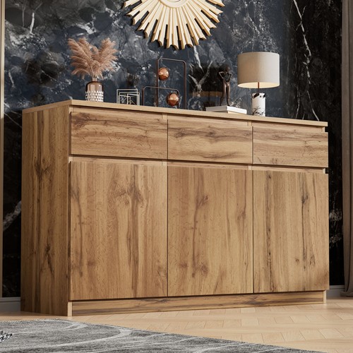 Wooden sideboard buffet - sideboard, 3