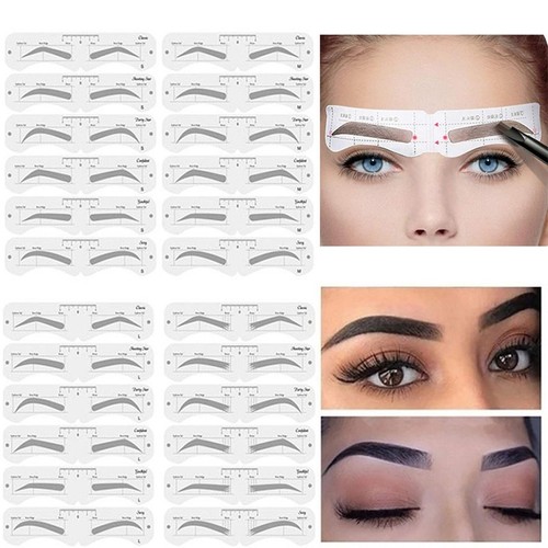 10x eyebrow stencils - 10x,