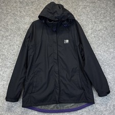 Karrimor Weathertite jacket size UK 16 women’s hooded black Used Ladies