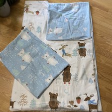 Debenhams Children’s Single Christmas Winter Duvet Cover And Pillowcase Bedding 