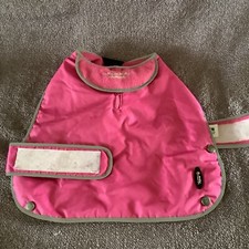 Muddy Paws Pink Grey Dog Coat. Size Small.