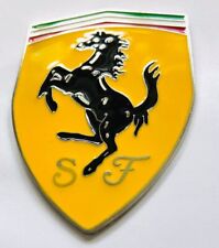 FERRARI SCUDERIA WING SHIELD EMBLEM FENDER BADGE 308 328 348 355 360 430 456 612