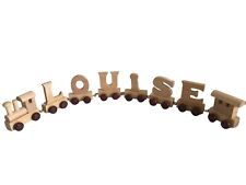 Early Learning Alphabet Letters: Use wooden letters to spell a personalised name