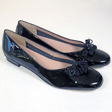 HB Luxury Italian Shoes Jest Patent Pump Court Shoes in Black Size UK 8 RRP £120