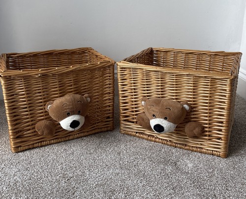 Set wicker teddy - x2, bear