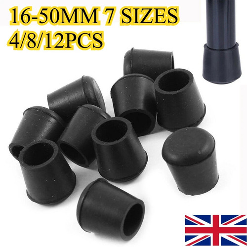 12x rubber chair ferrule - 4/8/12x,