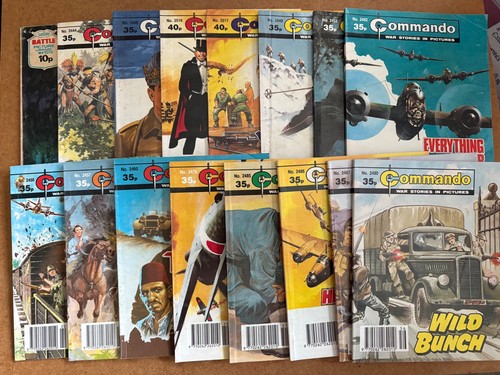 Commando war magazines - war,