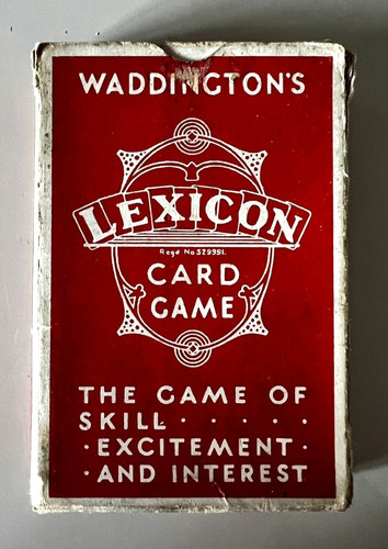 Vintage waddingtons lexicon - vintage,