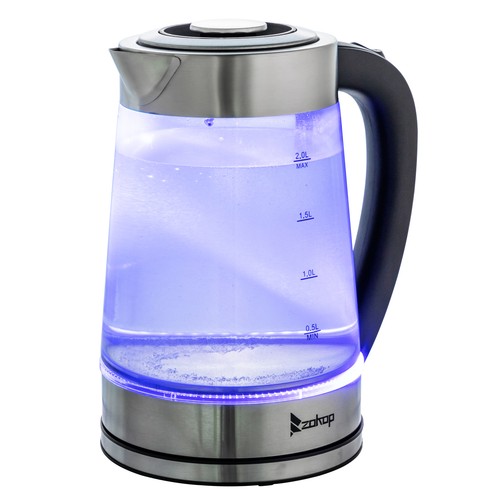 Zokop glass kettle blue - zokop,