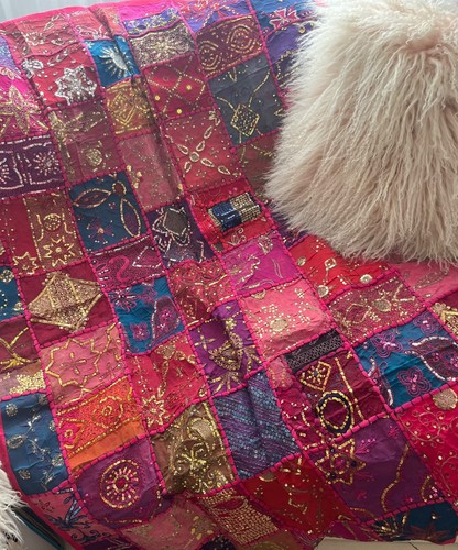 Vintage indian sari wall - indian,