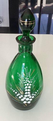 Antique mary gregory emerald - antique,