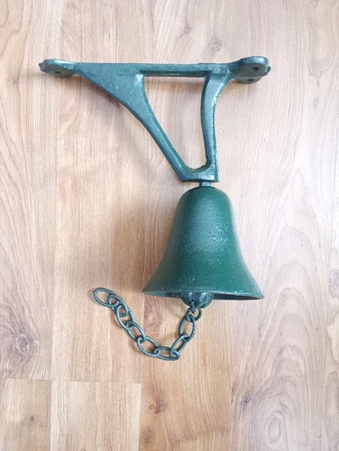 Vintage bell cast iron outdoor - iron,