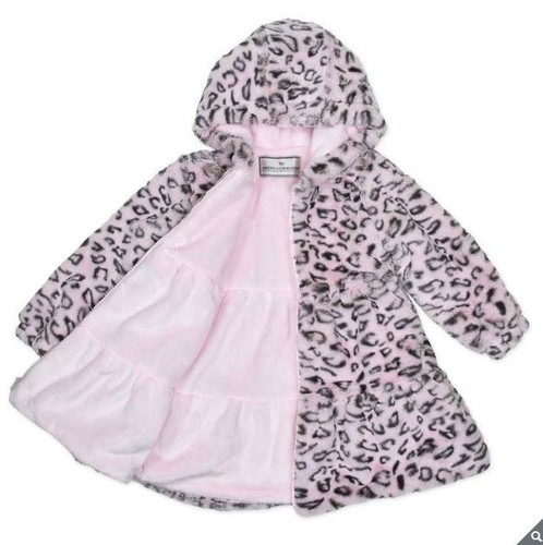 Girls winter hooded - hooded, faux