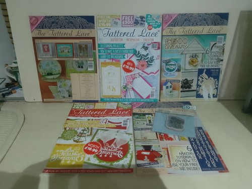 Tattered lace magazine bundle - lace,