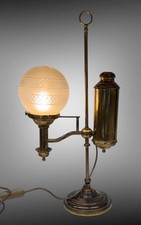 Vintage Students Lamp, Brass