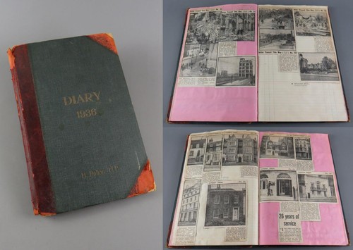 Vintage 1936 diary dalton - 1936,