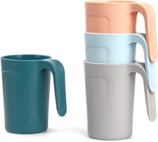 4 Pack 12oz Reusable Plastic