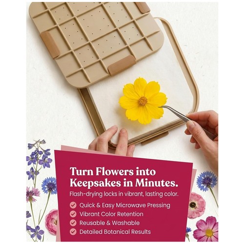 Craft flower preservation - flower, set