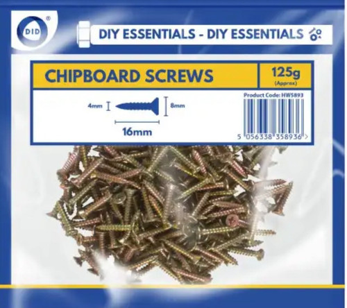 Chipboard screws 125g - screws,