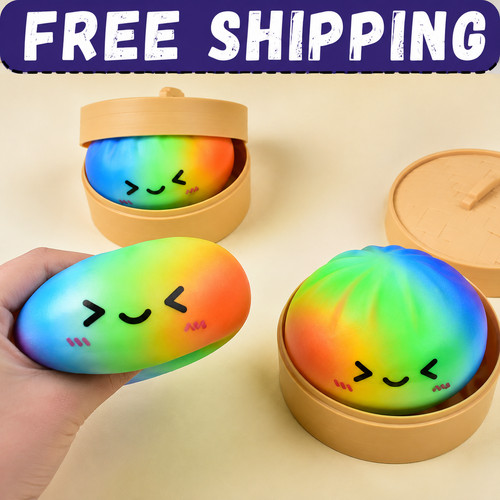 Large big rainbow dumpling - large/big,
