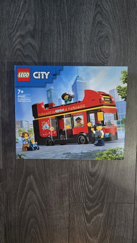Lego city red double decker - city, double-decker