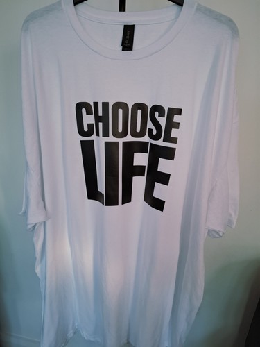 Men choose life - choose, tshirt