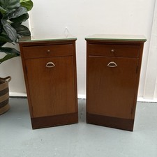 Pair Of Lebus Bedside Cabinet