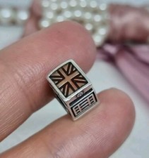 Genuine Pandora Call Me Telephone Booth Charm Faded Enamel ? S925 ALE    R44a