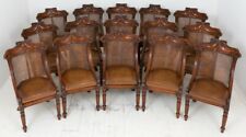 Set Regency Dining Chairs Cane Backs