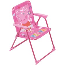 New Peppa Pig Garden Folding Patio Kids Chair Indoor/Outdoor Camping Chair