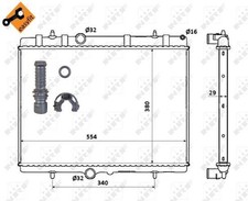 Citroen fits ds3 2010 radiator - citroen,