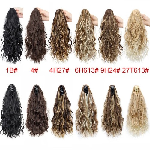 Extra thick real claw ponytail - real,