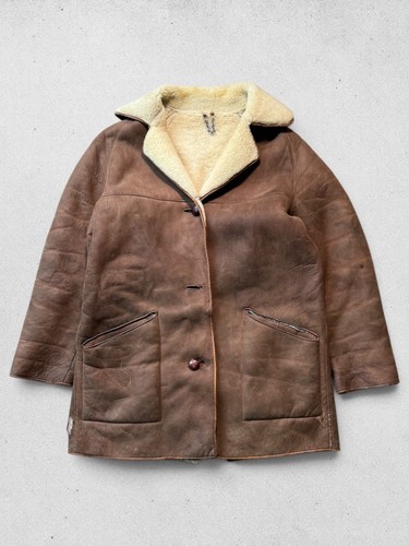 Vintage sheepskin jacket - vintage,