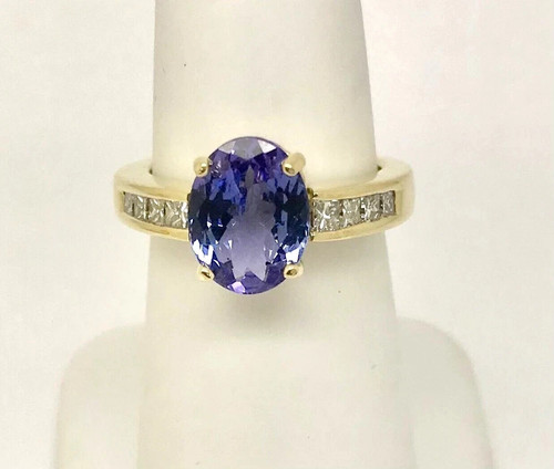 Oval cut tanzanite - 3.55, ct