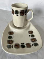 Price Kensington Coffee Cup And Biscuit Plate Saucer Serving Plate Vintage Rare