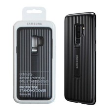 Official Samsung Galaxy S9 Plus Protective Stand Cover Case Black EF-RG965CBEGWW